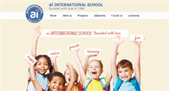 Desktop Screenshot of aiinternationalschool.com